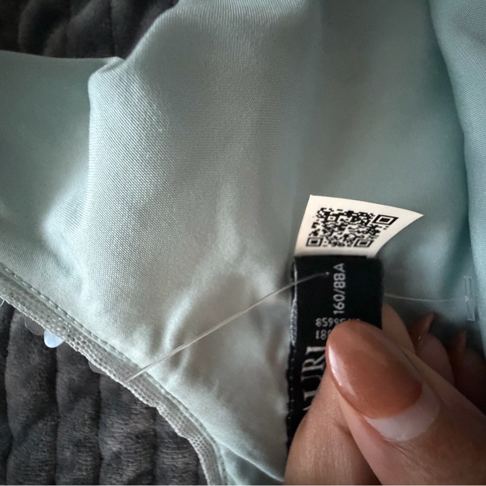 New Sold Out Ralph Lauren Lamara Sleeveless Gown in light teal - Picture 4 of 7